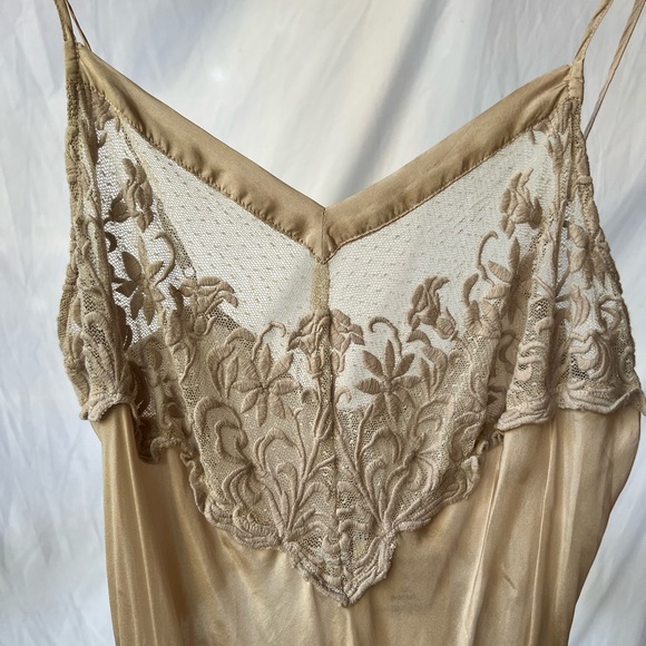 Johnny Was Biya Silk Cream Lace Maxi Dress - Picture 4 of 10